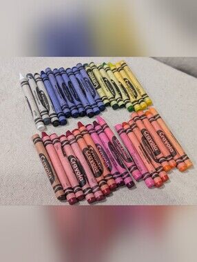 Vintage Early-Mid 2000's Crayola Crayons lot bundle Nostalgia Colorful Artsy